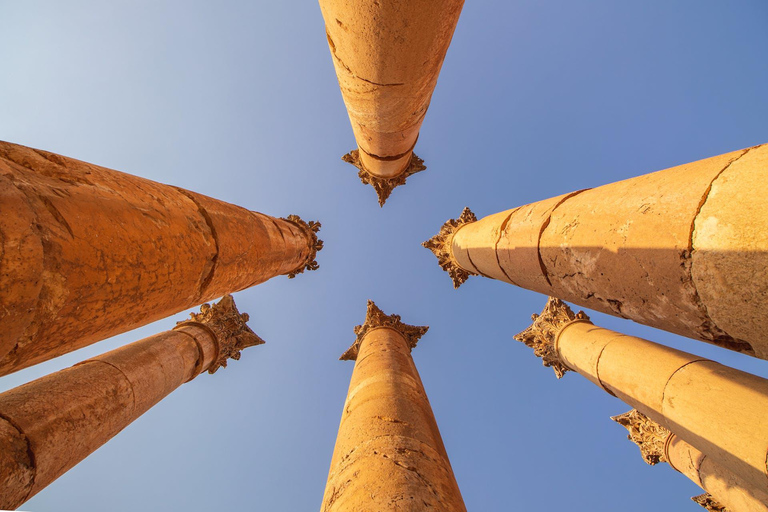 Vanuit de Dode Zee: Jerash en Amman volledige dagtourAlleen transport