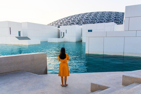 Visite guidée d&#039;une demi-journée à Abu Dhabi avec prise en charge à l&#039;aéroport et au portVisite partagée en anglais