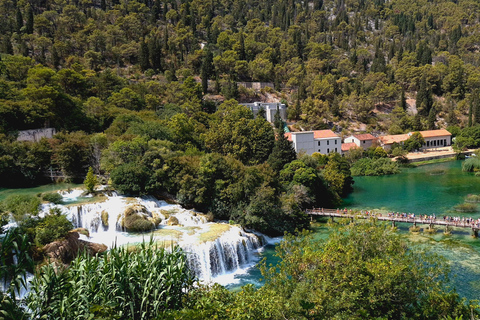 Split: Krka Waterfalls, River Cruise & Panoramic Viewpoint Split: Krka Waterfalls Tour - Entry Tickets Included