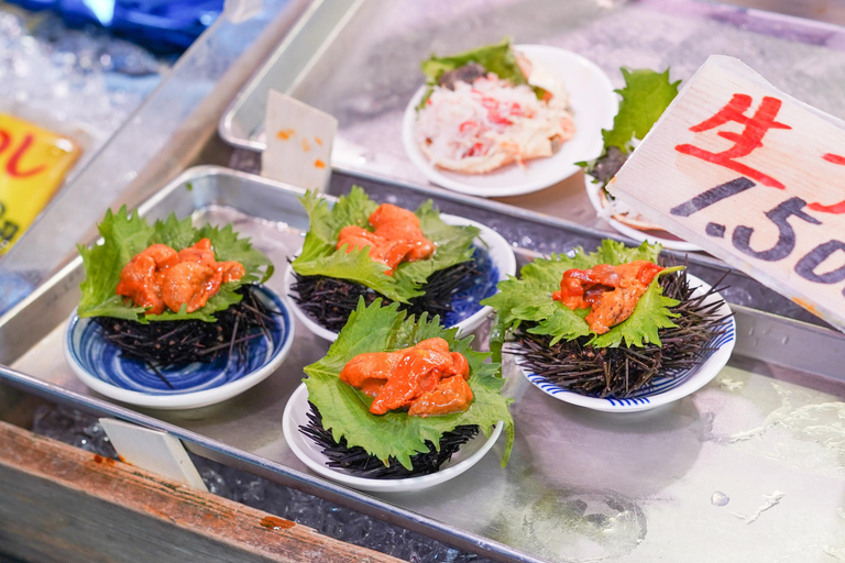 Tokyo: Tsukijis fiskmarknad med skaldjur och sightseeingturTokyo: Tsukiji fiskmarknad - fisk och skaldjur och sightseeingtur