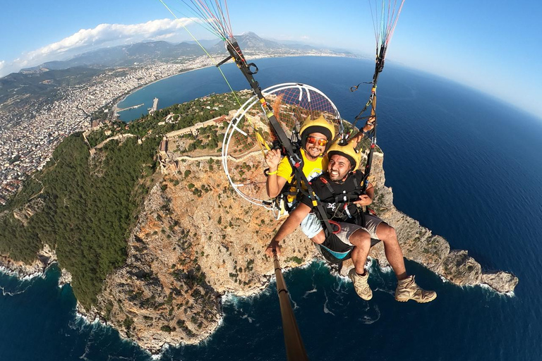 Alanya: Cleopatra Beach Tandem Paramotor Flight