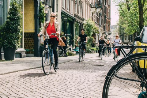 Amsterdam: Omvisning på sykkel av byens høydepunker