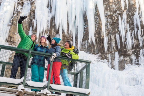 Z Banff: Johnston Canyon - spacer po lodzie z przewodnikiemZ Banff: Icewalk z przewodnikiem po Johnston Canyon