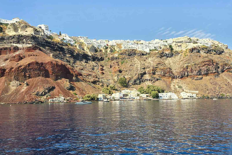 Santorini: Tour of Caldera with Glass-Bottom Boat