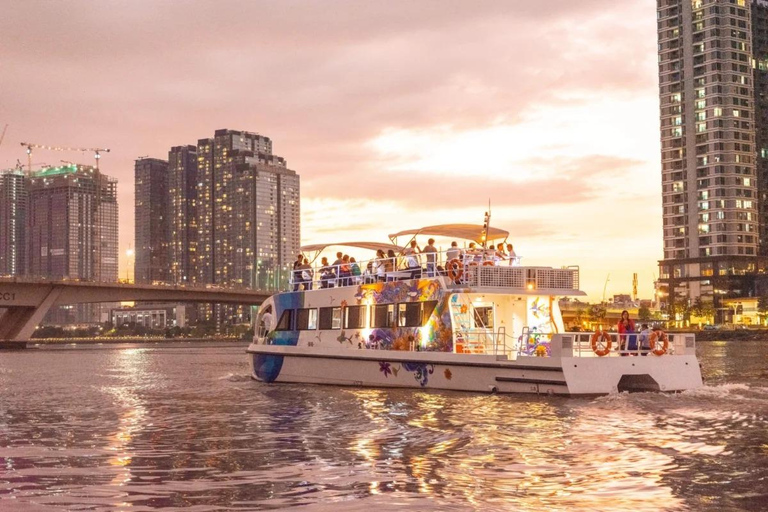 HCM: Saigon River Sightseeing Cruise with Live Music River seat