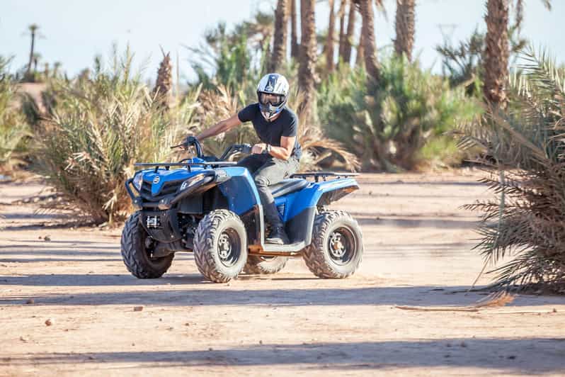 Marrakech: Palmeraie Quad Biking & Kamelritt mit Pick-Up - quad
