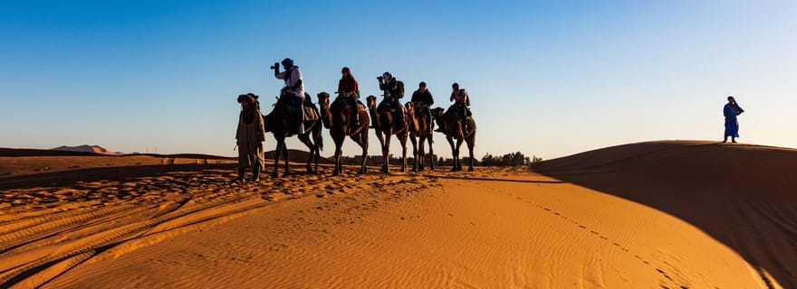 Depuis Marrakech : excursion de 3 jours dans le désert de Merzouga avec balade à dos de chameau