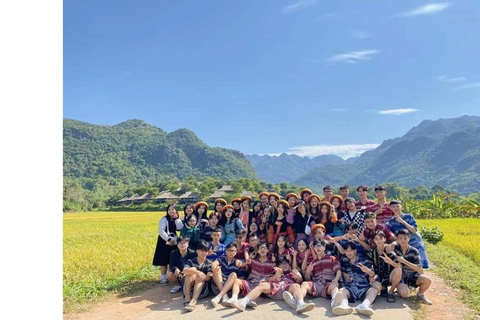 Incredible Mai Chau - Puluong - Ninh Binh: 3 Days, 2 NightsShare a dormitory in Pu Luong and a private room in Tam Coc