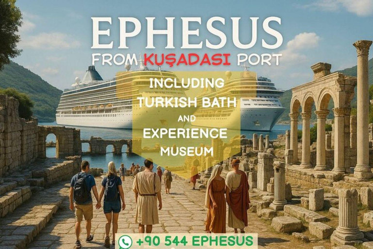 Ephesus & Turkish Bath Tour + Free Experience Museum Visit ONLY FOR ENLISH GUIDE