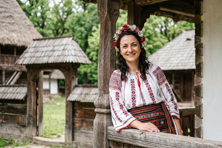 Bucharest Tour: Parliament, Ceausescu Home & Village Museum COACH TOUR Audio guide in 24 languages
