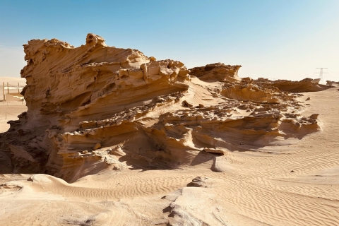 Al Wathba fossiele duinen en lange zoutmeertour in Abu Dhabi