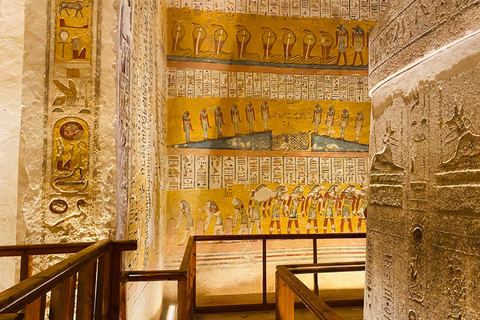 Hurghada: Luxor East & West Bank Tour with Opt. Tutankhamun Private Guided Tour with Lunch