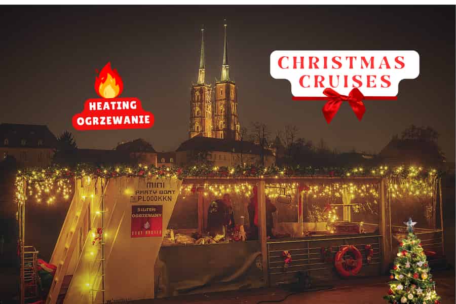 Weihnachts-Bootsfahrt in Breslau: 45 Minuten durch die Altstadt. Foto: GetYourGuide Weihnachts-Bootsfahrt in Breslau: 45 Minuten durch die Altstadt. Foto: GetYourGuide