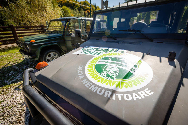 From Bucharest: Brădetu 4x4 Tour with Lunch, Hotel Pick-Up
