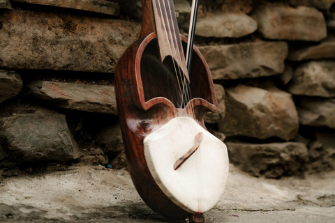Nepal : Traditional Madal/Sarangi Class with Instrument Gift Traditional Sarangi Class with Sarangi Gift