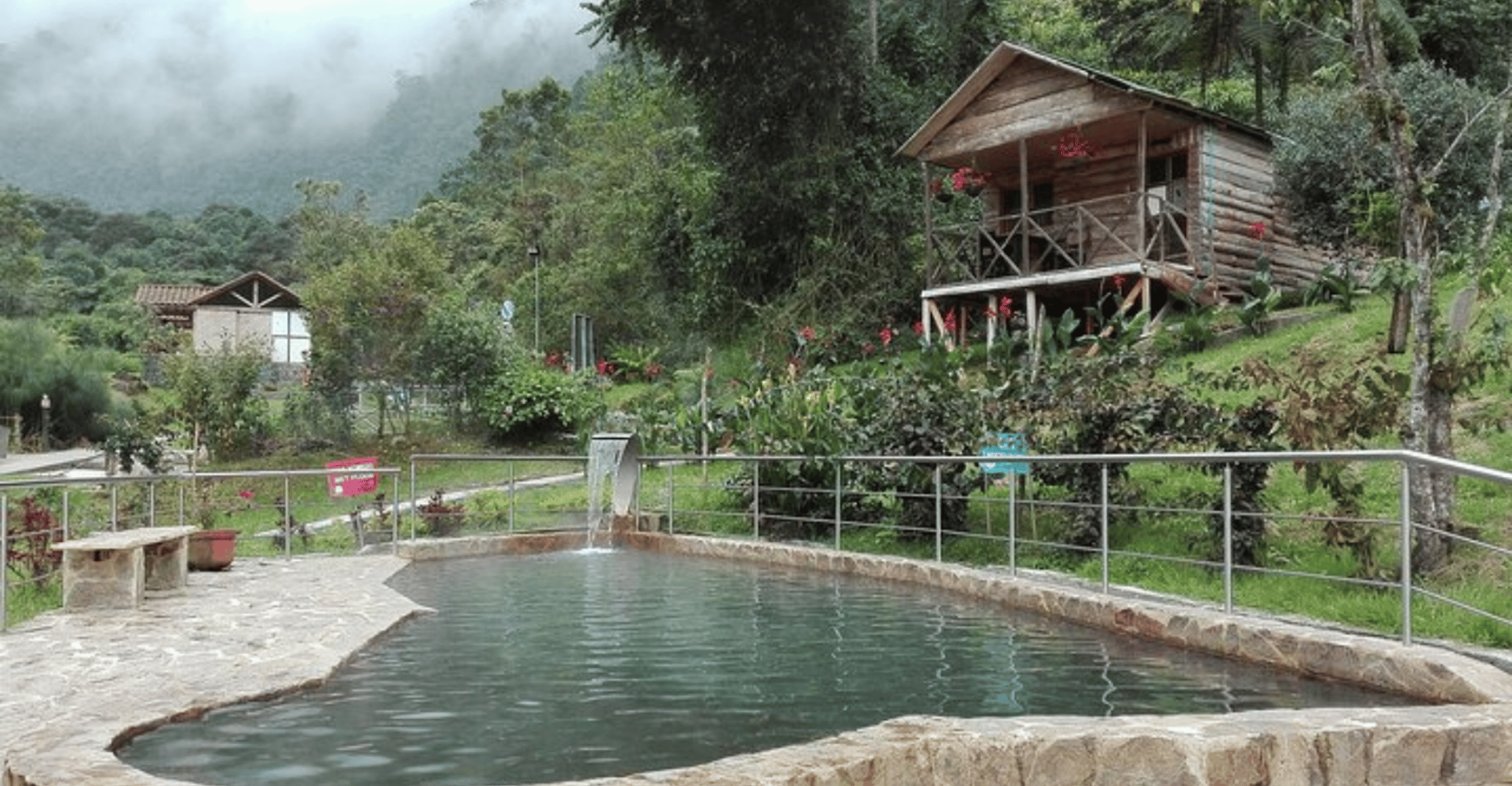 San Vicente hot springs from Pereira, Armenia or Salento - Housity