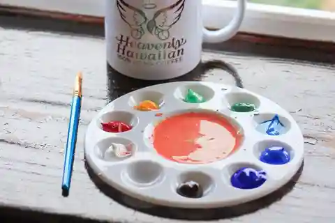 Kona: Corso di pittura e sorseggio in una fattoria di caffè con vista