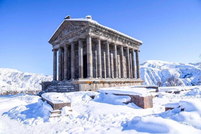Winter Privat Day Trip to Garni Temple, Geghard & Lake Sevan