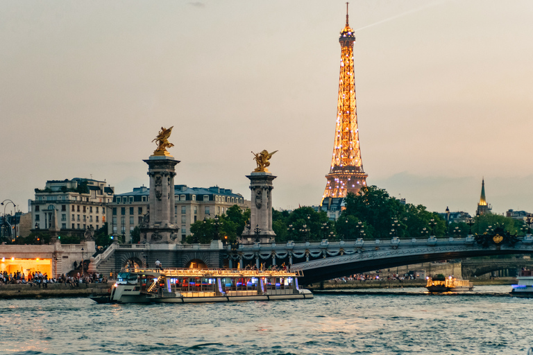 Paris: Big Bus Hop-On Hop-Off Tours med valfri kryssning24-timmarsbiljett och kryssning på floden Seine