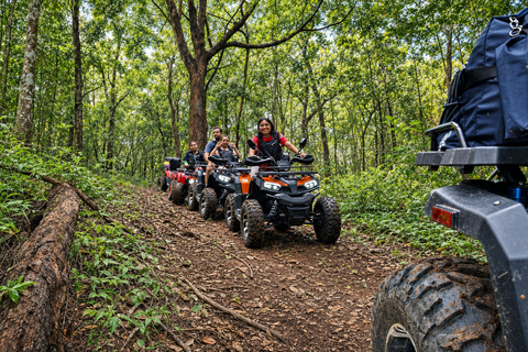 Chiangmai S : Guided ATV Adventure with Waterfalls & Temples