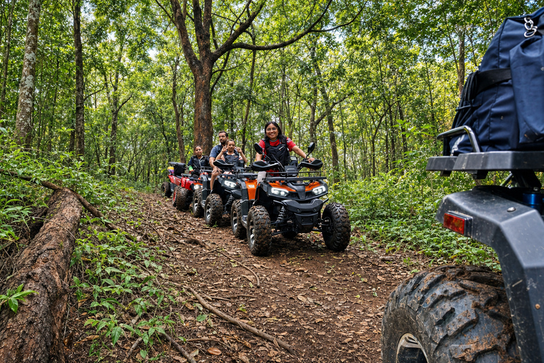 Chiangmai S : Guided ATV Adventure with Waterfalls & Temples