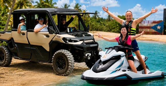 San Juan: UTV Ride & Jet Ski Adventure (5hr. Experience)