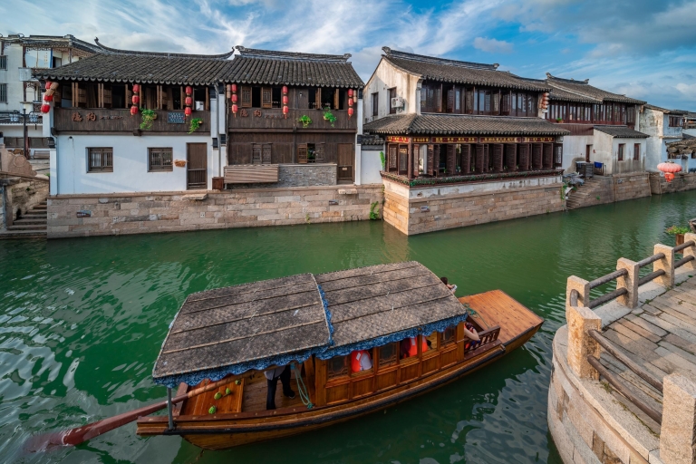 From Shanghai: Suzhou & Water Town by Bullet Train/Vehicle Shanghai to Suzhou Roundtrip by Private Vehicle