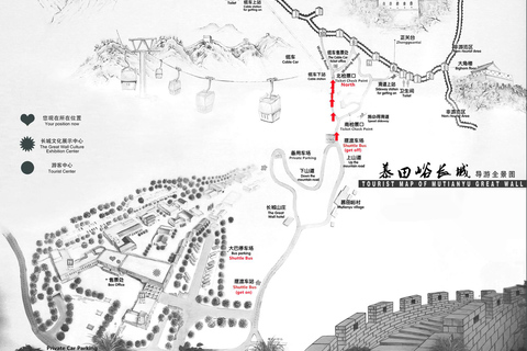 Mutianyu Great Wall Ticket, Transfer by Business Van/Coach Transfer by 20-22 seats Coach