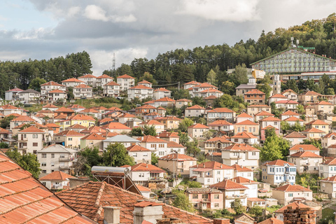 Krusevo, il monastero di Zrze e il villaggio di Babino da Skopje