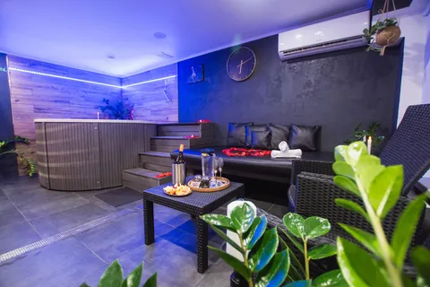 Unikt privat spa med jacuzzi och bastu i Prag