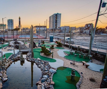 Atlantic City: Pase de minigolf con vistas al océano