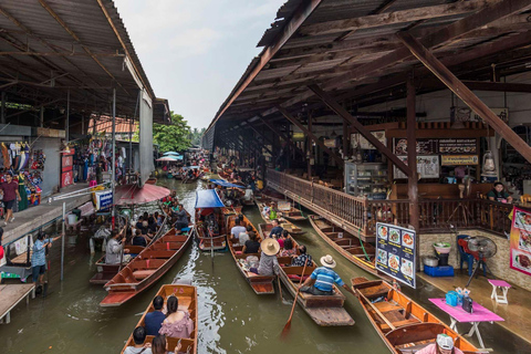 From Bangkok: Damnoen and Maeklong Markets Private Transfer Damnoen and Maeklong Markets Private Tour