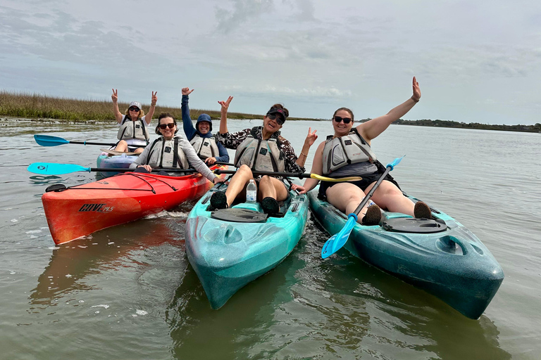 Charleston: Folly River Sunset Kayak Dolphin Safari Single Sit-On Kayak