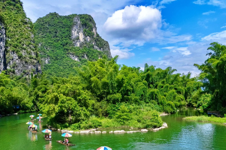 Guilin & Yangshuo: Reed Flute Cave & Yulong River drift Tour
