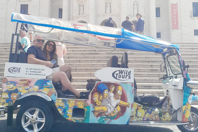 Tour privati di Lisbona in tuk-tuk 100% elettricitour privati di Lisbona in tuk-tuk 100% elettrici