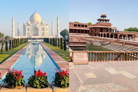 From Delhi: Taj Mahal & Agra Day Tour with Fatehpur Sikri