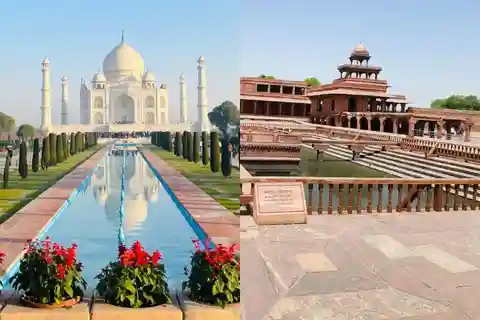 From Delhi: Taj Mahal & Agra Day Trip with Fatehpur Sikri