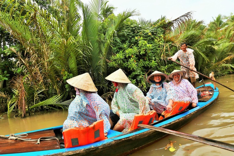 Vanuit Saigon: Mekong Delta 2-daagse tour met drijvende markt