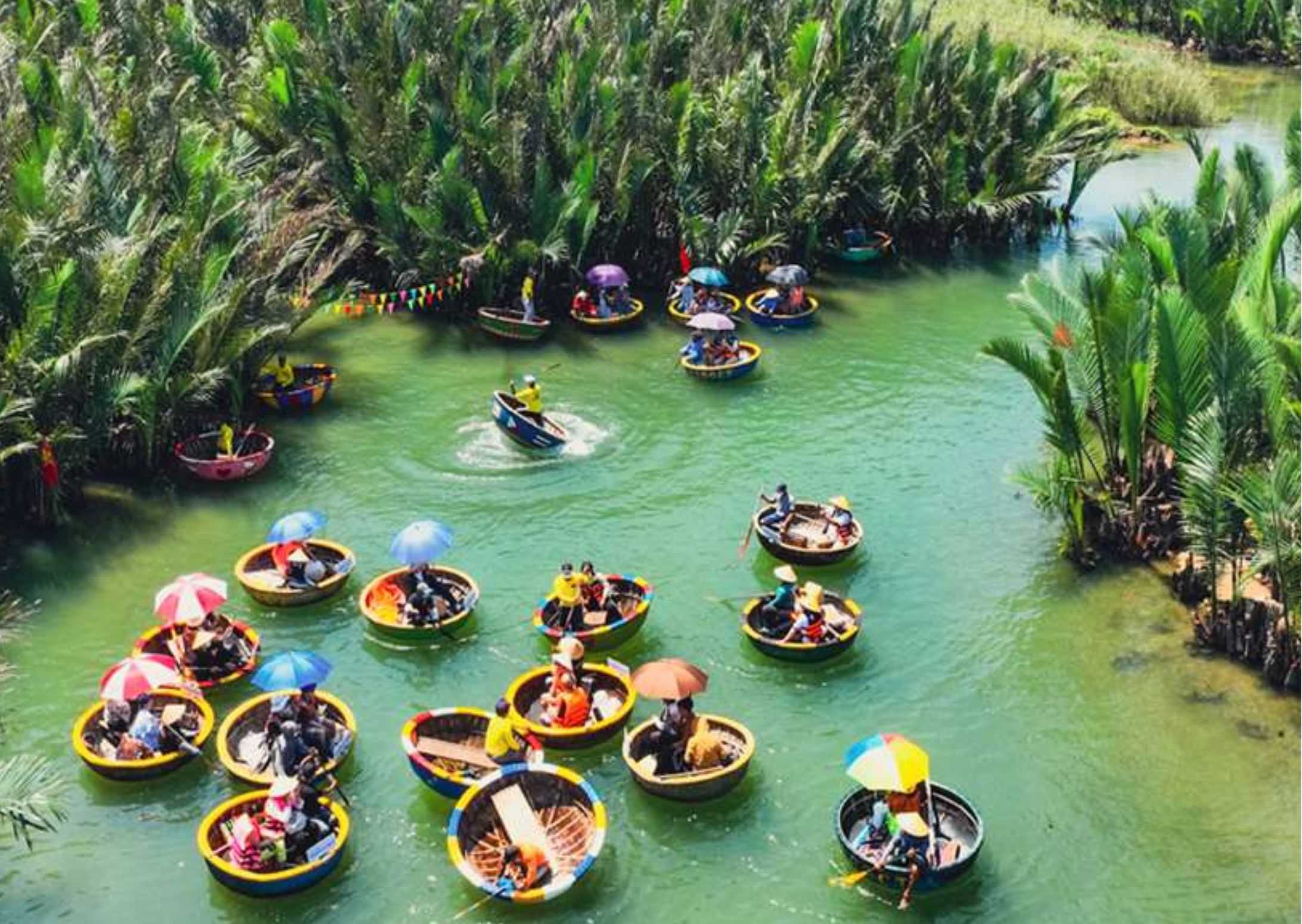 Da Nang & Hoi An: Kokosnuss-Bootsfahrt + Kaffee-Workshop