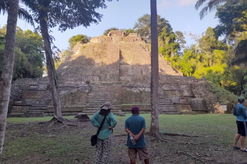 Belize City: Lamanai Maya-sitetour en jungleboottochtLamanai Maya-site Tour en jungel-boottocht