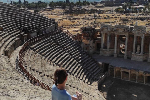 Alanya: Pamukkale dagtrip met Hierapolis &amp; Cleopatra&#039;s zwembadTour zonder entreegelden