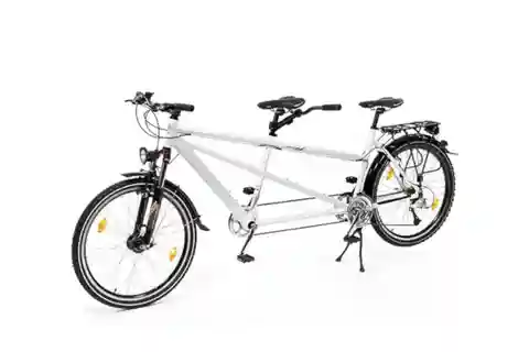 Dresden: Fahrradverleih - Tandem