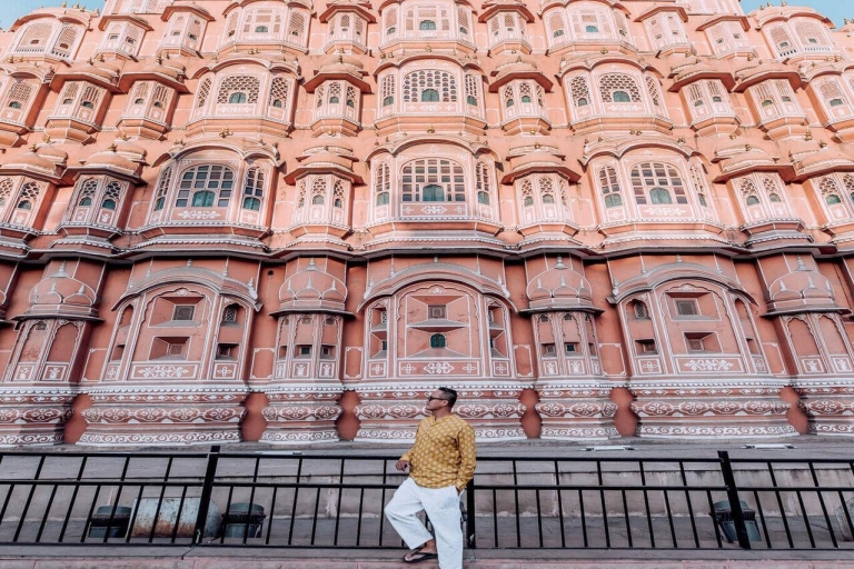 Depuis Delhi : visite privée de Jaipur en voiture avec possibilité de descendre à Agra