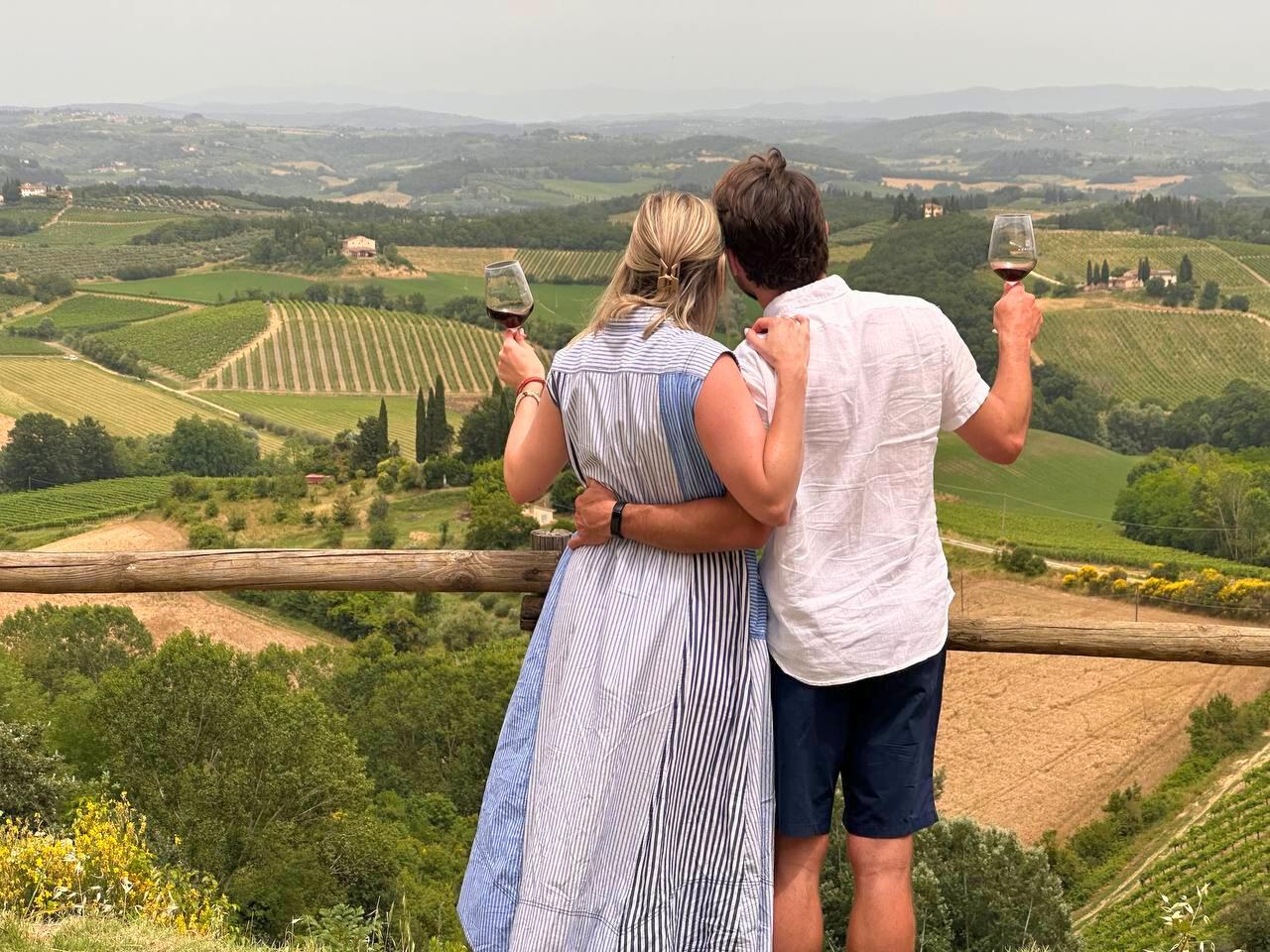 Toskana Weintour: 2 Weingüter & Chianti ab San Gimignano