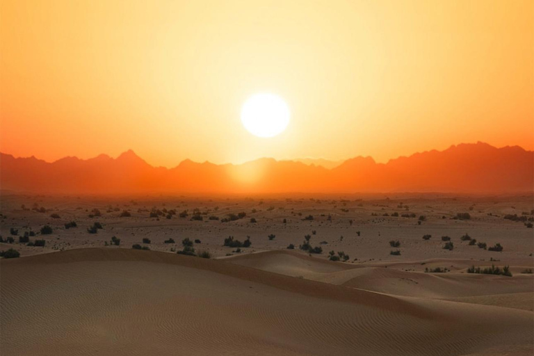 Wüstensafari bei Sonnenuntergang mit Kamelritt und Sandboarding