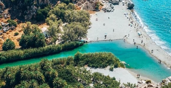 Privat Jeep Tour Kourtaliotiko Schlucht, Preveli & Dorf Spili