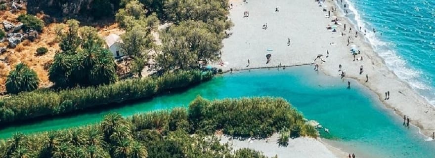 Excursion privée en jeep dans les gorges de Kourtaliotiko, à Preveli et au village de Spili