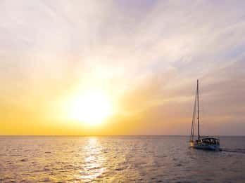 Kissamos: Crociera in barca a vela al tramonto nella laguna di Balos