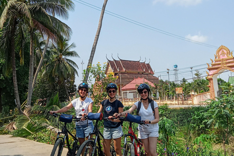 Battambang : Visite à vélo des moyens de subsistance locaux