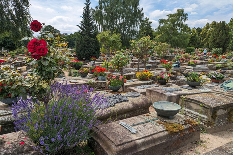 Der St. Johannisfriedhof und die Hesperidengärten (Le château de St. Johannisfriedhof et les jardins de Hesperid)Cimetière St John et jardins des Hespérides